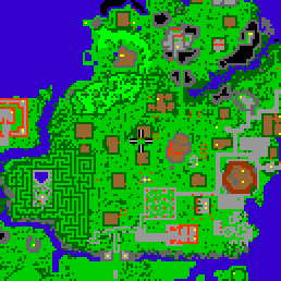 Minimap showing the entrance to Underwood 6