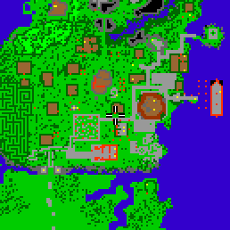Minimap showing the entrance to Underwood 7