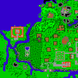 Minimap showing the entrance to Underwood 10