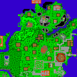 Minimap showing the entrance to Great Willow 1a