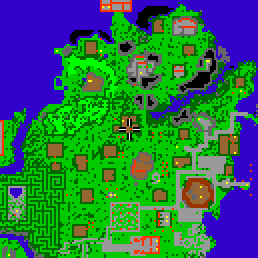 Minimap showing the entrance to Great Willow 1b