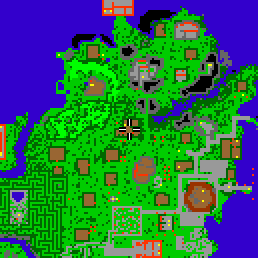 Minimap showing the entrance to Great Willow 4b