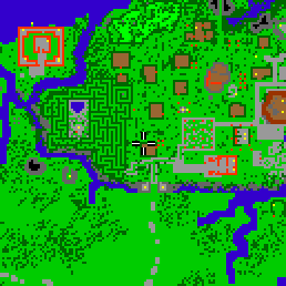 Minimap showing the entrance to Treetop 1