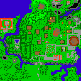 Minimap showing the entrance to Treetop 4 (Shop)