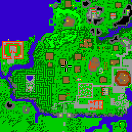 Minimap showing the entrance to Treetop 6