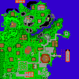 Minimap showing the entrance to Treetop 11