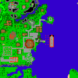 Minimap showing the entrance to Treetop 13