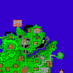 Minimap showing the entrance to Coastwood 8