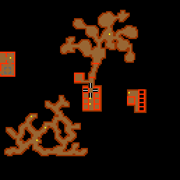 Minimap showing the entrance to Shadow Caves 11
