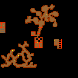 Minimap showing the entrance to Shadow Caves 12