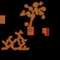Minimap showing the entrance to Shadow Caves 13