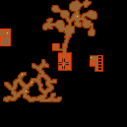 Minimap showing the entrance to Shadow Caves 15