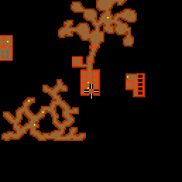 Minimap showing the entrance to Shadow Caves 18