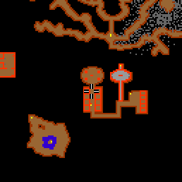 Minimap showing the entrance to Shadow Caves 21