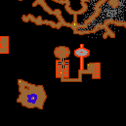 Minimap showing the entrance to Shadow Caves 22