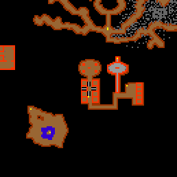 Minimap showing the entrance to Shadow Caves 23