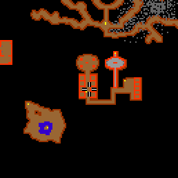 Minimap showing the entrance to Shadow Caves 26