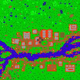 Minimap showing the entrance to Haggler's Hangout 4a