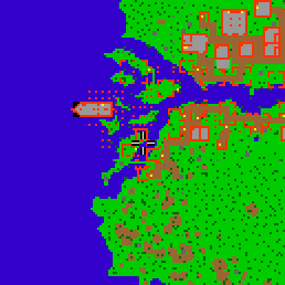 Minimap showing the entrance to Banana Bay 1