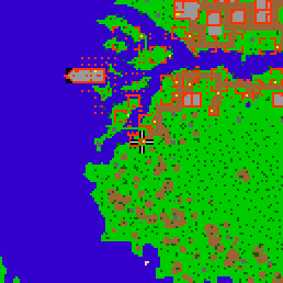 Minimap showing the entrance to Banana Bay 4