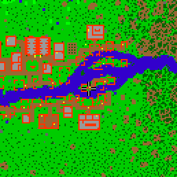 Minimap showing the entrance to Flamingo Flats 1