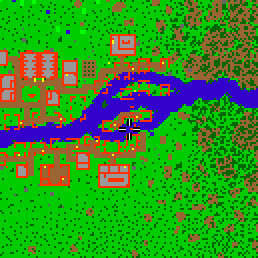 Minimap showing the entrance to Flamingo Flats 2