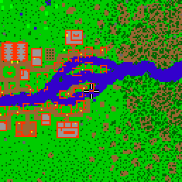 Minimap showing the entrance to Flamingo Flats 3