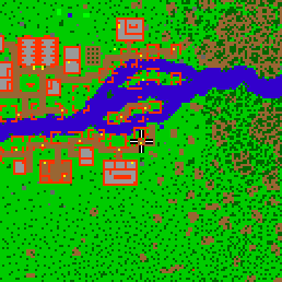 Minimap showing the entrance to Flamingo Flats 4