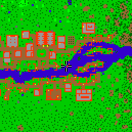 Minimap showing the entrance to River Homes 3