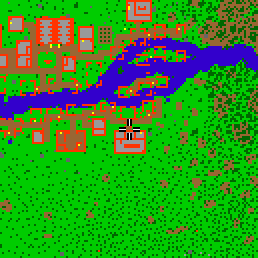 Minimap showing the entrance to Bamboo Fortress