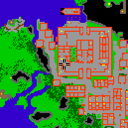 Minimap showing the entrance to Castle, 3rd Floor, Flat 01