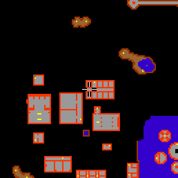 Minimap showing the entrance to Castle, Basement, Flat 01