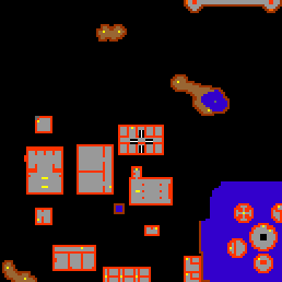 Minimap showing the entrance to Castle, Basement, Flat 04