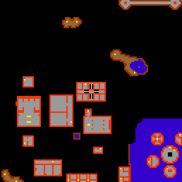 Minimap showing the entrance to Castle, Basement, Flat 05