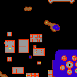 Minimap showing the entrance to Castle, Basement, Flat 07
