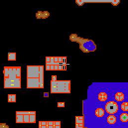 Minimap showing the entrance to Castle, Basement, Flat 08