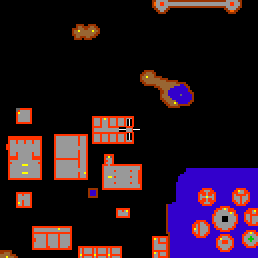 Minimap showing the entrance to Castle, Basement, Flat 09