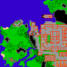 Minimap showing the entrance to Castle Street 3