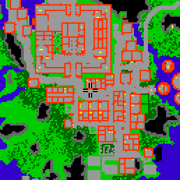 Minimap showing the entrance to Central Circle 1