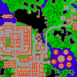Minimap showing the entrance to Wood Avenue 1