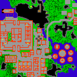 Minimap showing the entrance to Wood Avenue 2