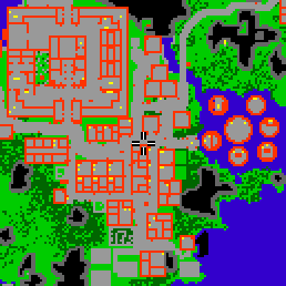 Minimap showing the entrance to Wood Avenue 6a