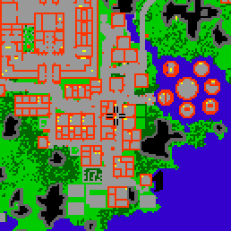 Minimap showing the entrance to Wood Avenue 9b