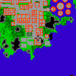 Minimap showing the entrance to Sky Lane, Guild 3