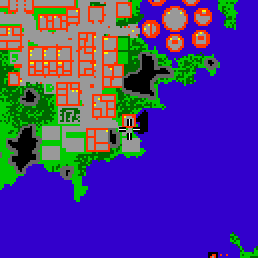 Minimap showing the entrance to Sky Lane, Sea Tower