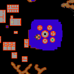 Minimap showing the entrance to Magic Academy, Shop