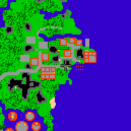 Minimap showing the entrance to Stonehome Village 2
