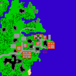 Minimap showing the entrance to Stonehome Village 7