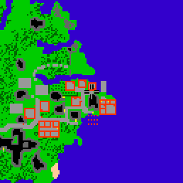 Minimap showing the entrance to Stonehome Village 9