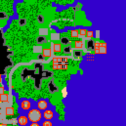 Minimap showing the entrance to Stonehome Flats, Flat 11